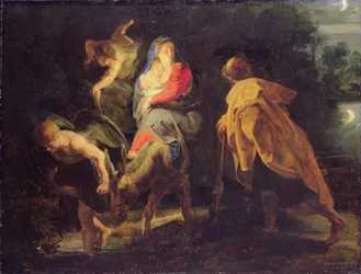 Die Flucht nach Ägypten, 1614